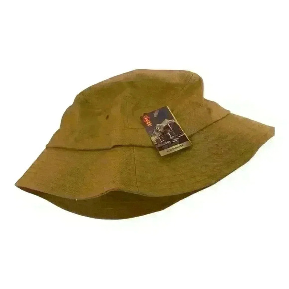 KW Accessories - Kenworth Unisex Beige Bucket Hat  OS Wide Brim Sun Protection